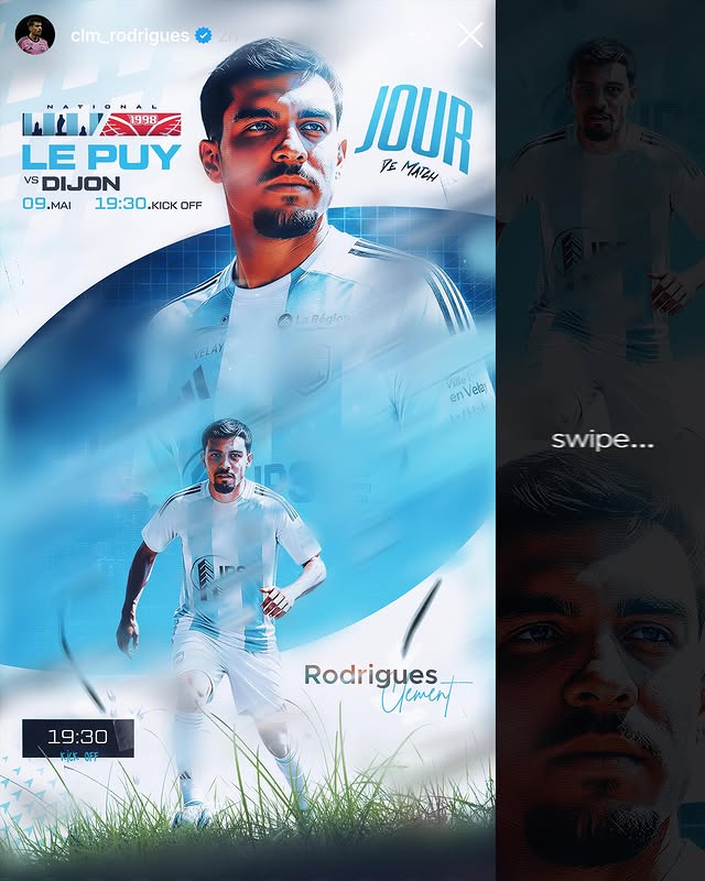 Rodrigues × Le Puy — Matchday story — Le Puy Foot 43